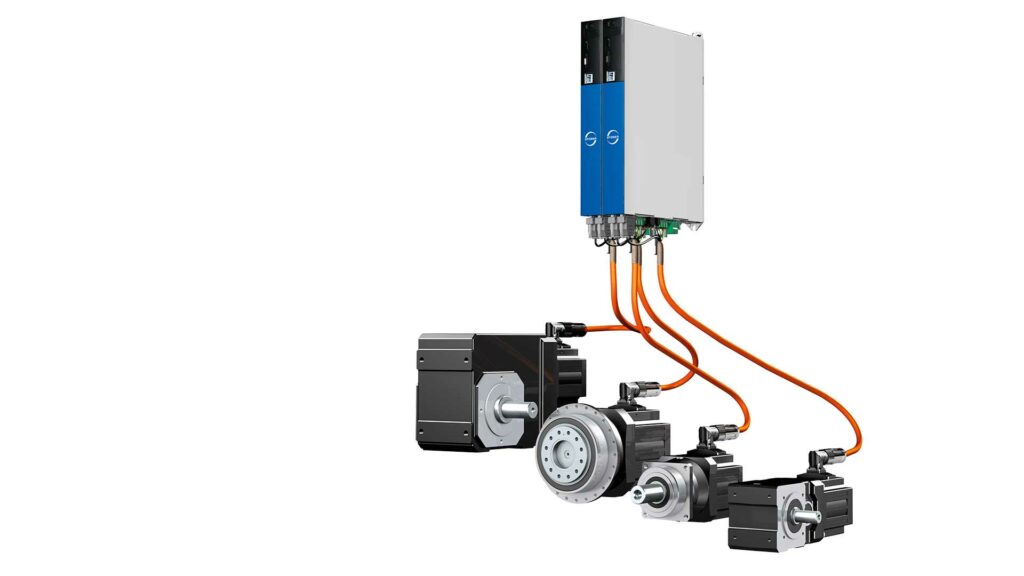 The new hybrid cable from STOBER unites energy supply and data transmission in one space-saving, economical cable sheath—for maximum efficiency between geared motors and drive controllers.