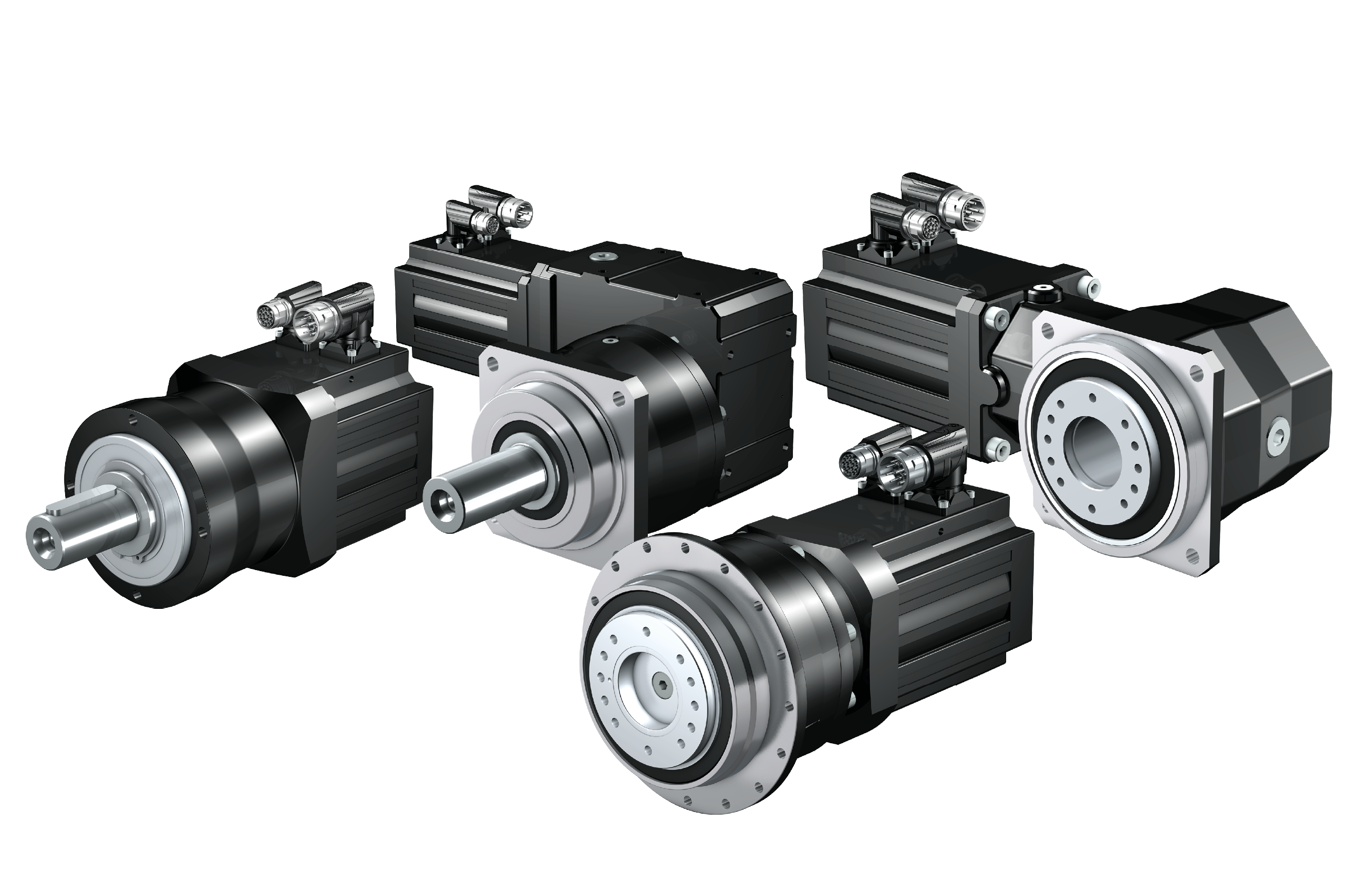 Dynamic planetary geared motor for shifting units