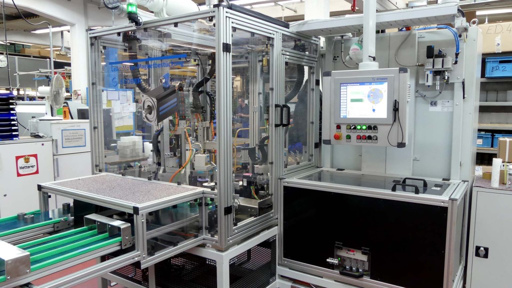  New fully automatic robotic assembly plant to manufacture the LeanMotor built using all STOBER drive technology