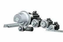Rack and pinion drives with synchronous servo motors